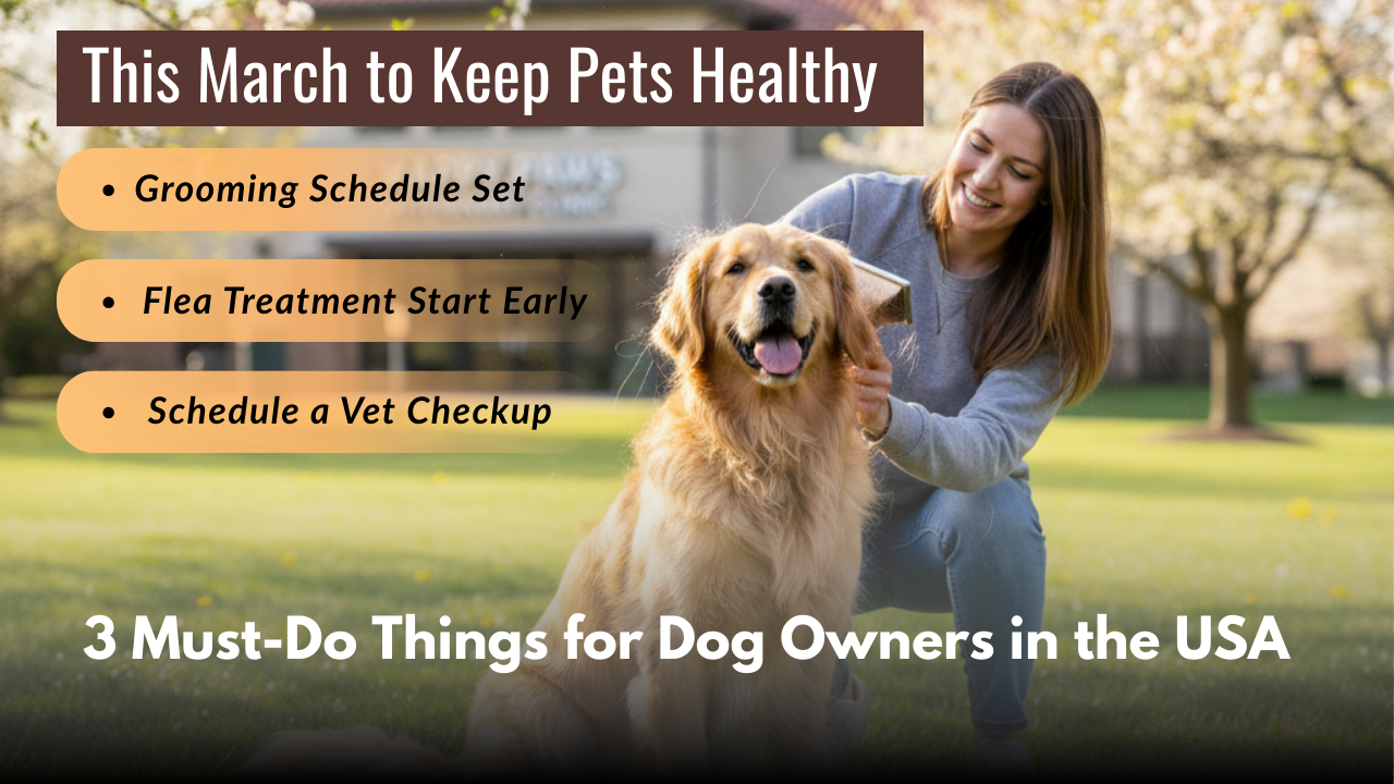 3 Must-Do Things for Dog Owners in the USA This March